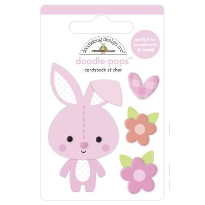 Doodlebug Baby Girl Doodle-Pops - Snuggle Bunny